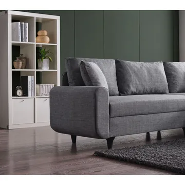 Torlan 3-seters Hjørnesovesofa - Grå - Møbler - Sofaer - Sovesofaer