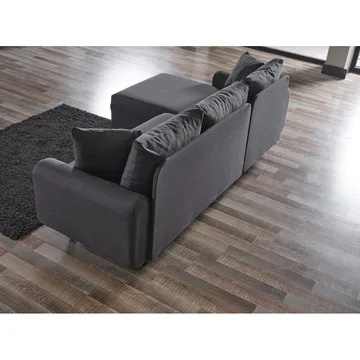 Torlan 3-seters Hjørnesovesofa - Mørkegrå - Møbler - Sofaer - Sovesofaer