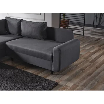 Torlan 3-seters Hjørnesovesofa - Mørkegrå - Møbler - Sofaer - Sovesofaer