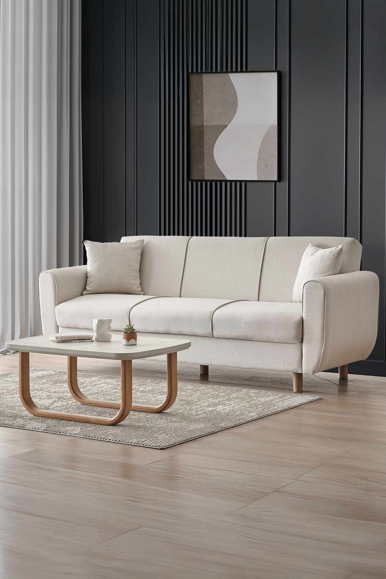 Torlan 3-seters sofa - Beige