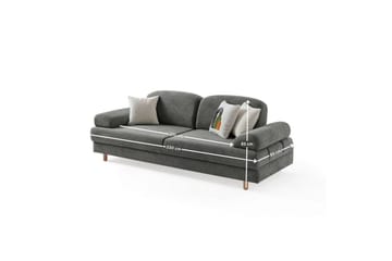 Torrelis Sovesofa 3-seter - Antrasitt - Møbler - Sofaer - Sovesofaer
