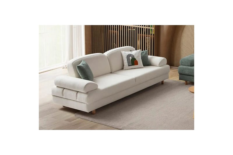 Torrelis Sovesofa 3-seter - Hvit - Møbler - Sofaer - Sovesofaer