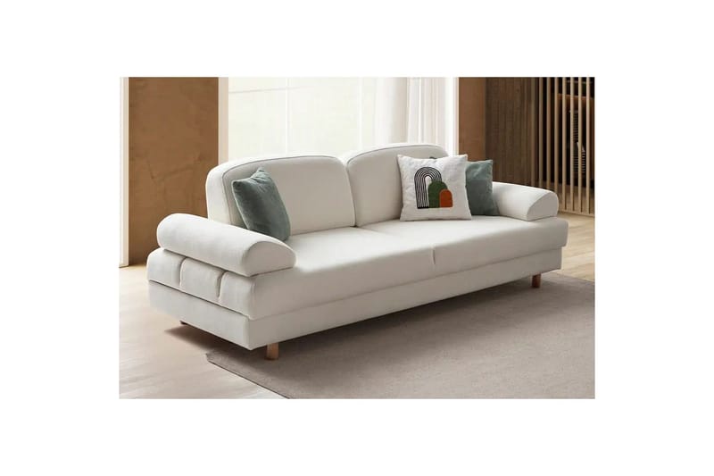 Torrelis Sovesofa 3-seter - Hvit - Møbler - Sofaer - Sovesofaer