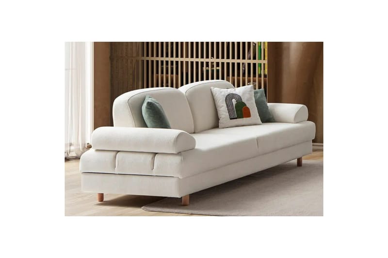 Torrelis Sovesofa 3-seter - Hvit - Møbler - Sofaer - Sovesofaer
