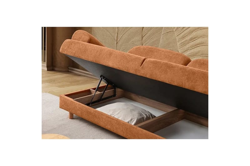 Torrelis Sovesofa 3-seter - Terrakotta - Møbler - Sofaer - Sovesofaer