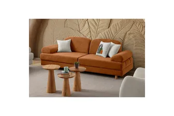 Torrelis Sovesofa 3-seter - Terrakotta - Møbler - Sofaer - Sovesofaer