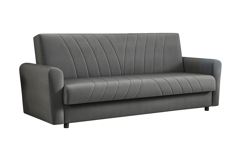 Torskudden Sofa - Grå - Sovesofaer - 4 seters sovesofa - Fløyel sofaer