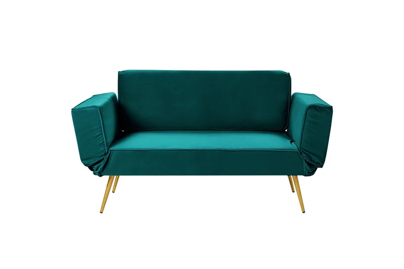 Touya Sovesofa 2-seter - Gull/Grønn - Møbler - Sofaer - Sovesofaer