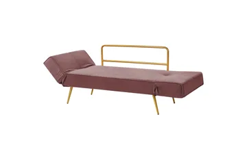 Touya Sovesofa 2-seter - Gull/Rosa - Møbler - Sofaer - Sovesofaer