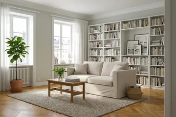 Travstad 3-seters sovesofa i chenille, fremoverutslått - Beige - Møbler - Sofaer - Sovesofaer