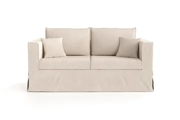 Travstad 3-seters Sovesofa i Chenille - Beige - Møbler - Sofaer - Sovesofaer