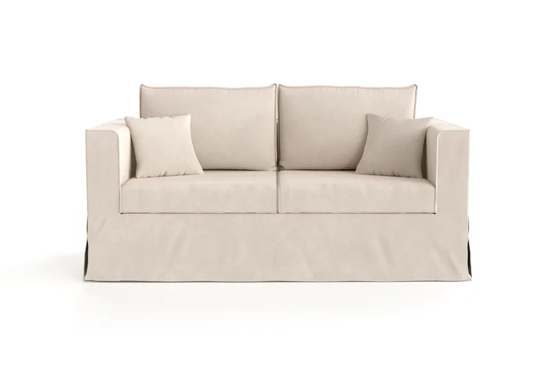 Travstad 3-seters Sovesofa i Chenille, Beige