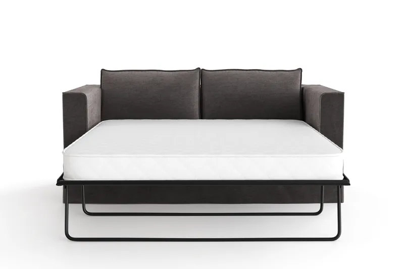 Travstad 3-seters Sovesofa i Chenille - Grå - Møbler - Sofaer - Sovesofaer