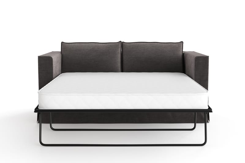 Travstad 3-seters Sovesofa i Chenille - Grå - Møbler - Sofaer - Sovesofaer