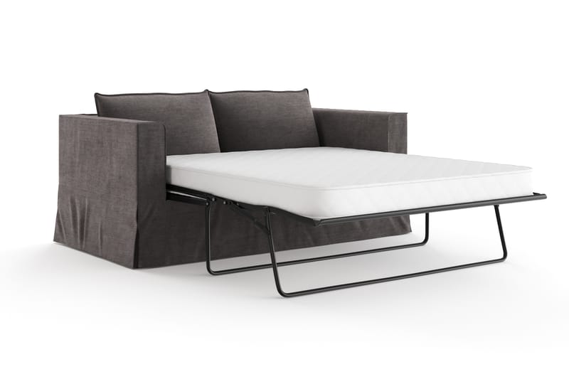 Travstad 3-seters Sovesofa i Chenille - Grå - Møbler - Sofaer - Sovesofaer