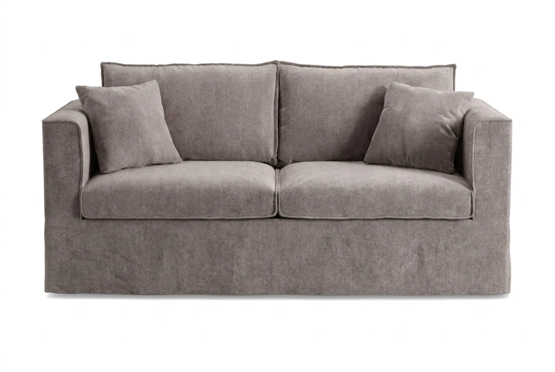 Travstad 3-seters sovesofa med HVILA overmadrass 140x200 cm memoryskum med vaskbart trekk - Grå