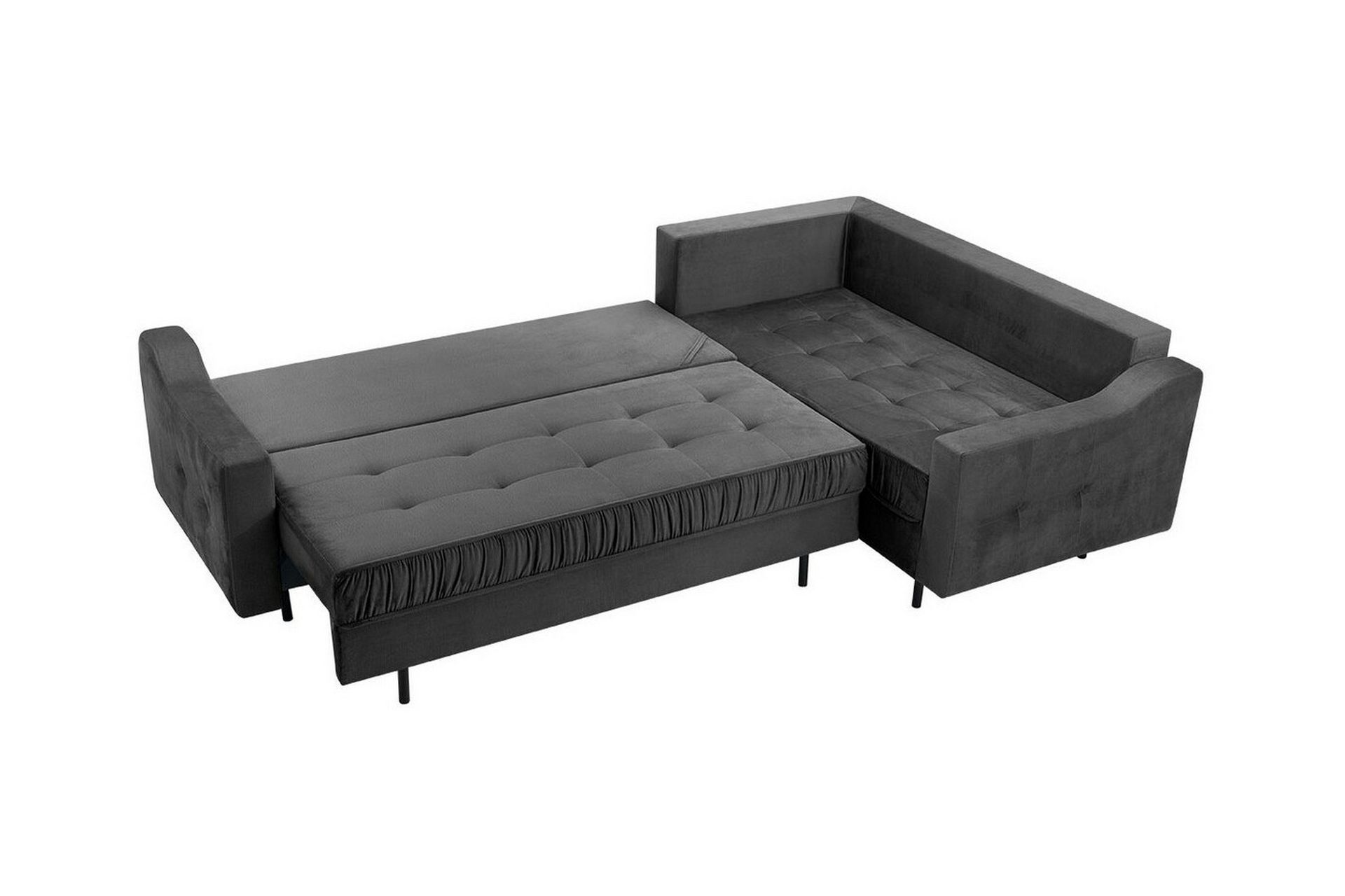 Tregaron 4-seters Hjørnesovesofa - Mørkegrønn - Møbler - Sofaer - Sovesofaer