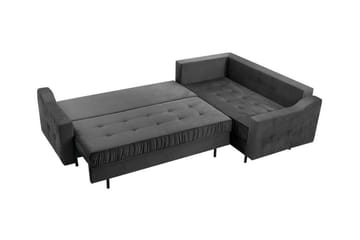 Tregaron 4-seters Hjørnesovesofa - Mørkegrønn - Møbler - Sofaer - Sovesofaer