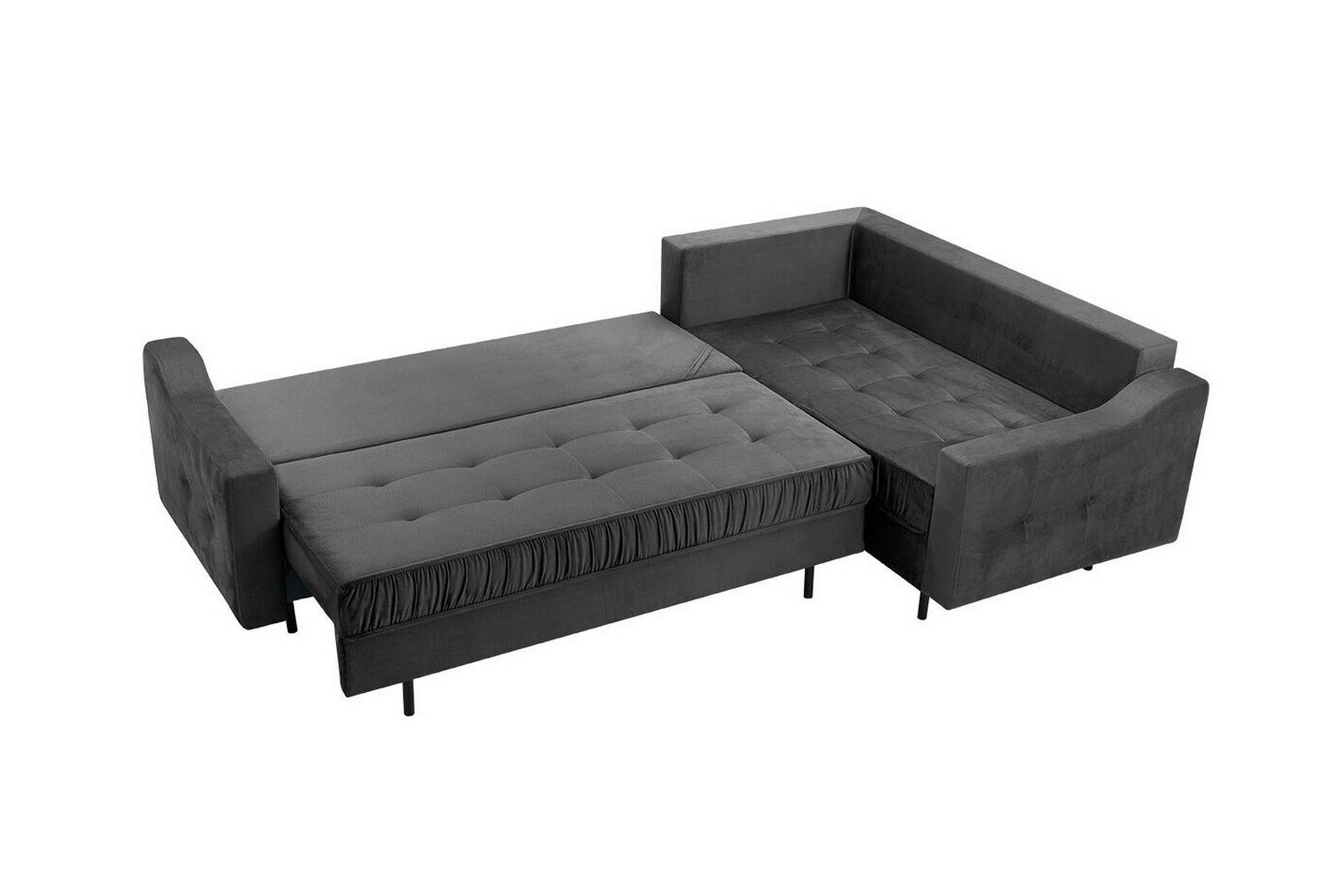 Tregaron 4-seters Hjørnesovesofa - Mørkegrønn - Møbler - Sofaer - Sovesofaer