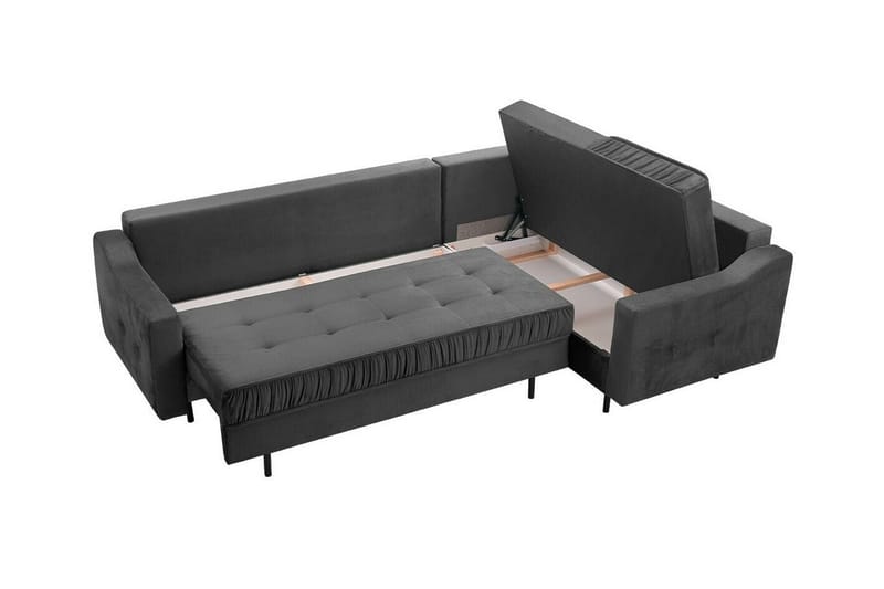 Tregaron 4-seters Hjørnesovesofa - Mørkegrønn - Møbler - Sofaer - Sovesofaer