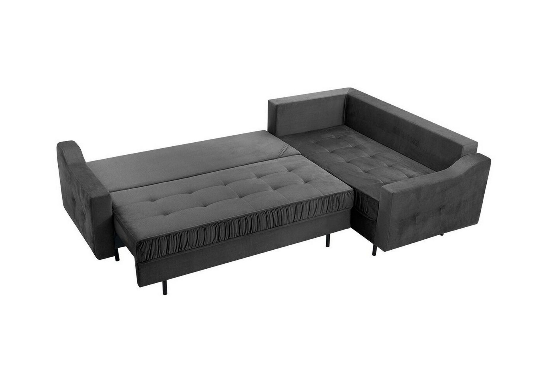 Tregaron 4-seters Hjørnesovesofa - Mørkerød - Møbler - Sofaer - Sovesofaer
