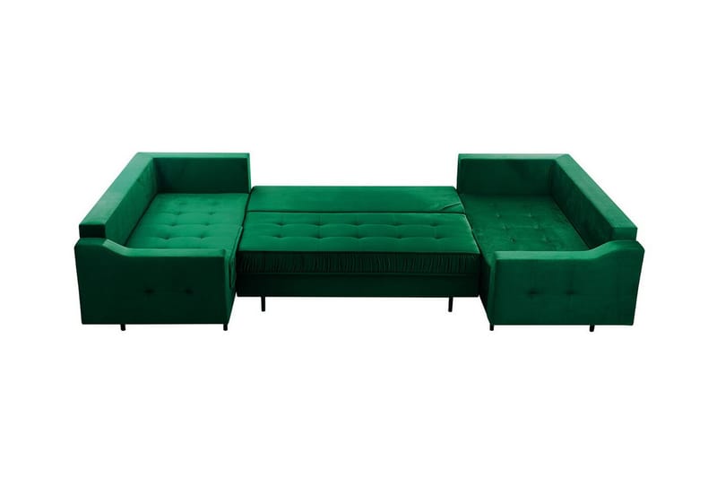 Tregaron 5-seters Hjørnesovesofa - Grøn - Møbler - Sofaer - Sovesofaer