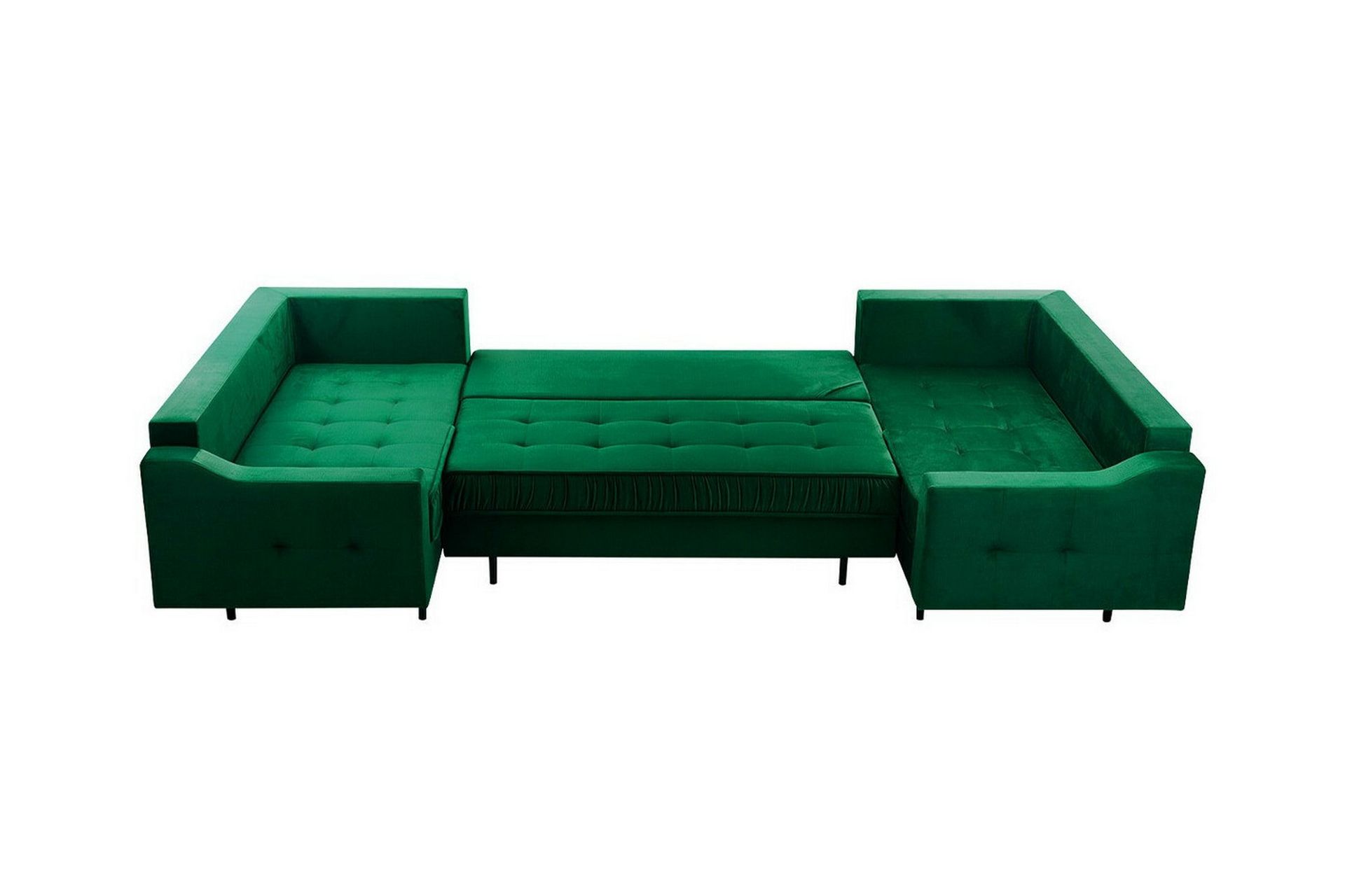 Tregaron 5-seters Hjørnesovesofa - Mørkeblå - Møbler - Sofaer - Sovesofaer