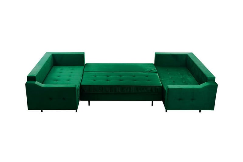 Tregaron 5-seters Hjørnesovesofa - Mørkeblå - Møbler - Sofaer - Sovesofaer