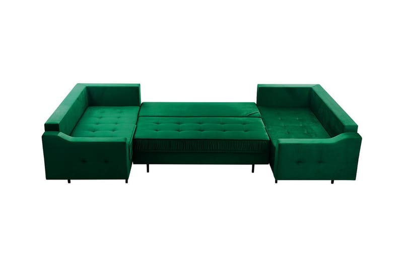 Tregaron 5-seters Hjørnesovesofa - Mørkerød - Møbler - Sofaer - Sovesofaer