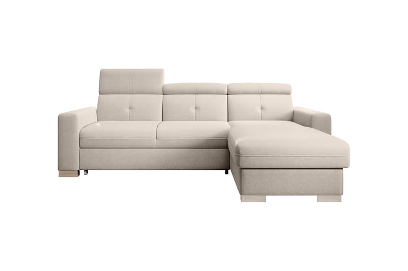 Trent Sovesofa m. Divan med Oppbevaring 3-seter - Beige - Sovesofaer - Sovesofa divan