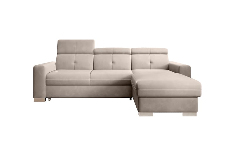 Trent Sovesofa m. Divan med Oppbevaring 3-seter - Beige - Sovesofaer - Sovesofa divan