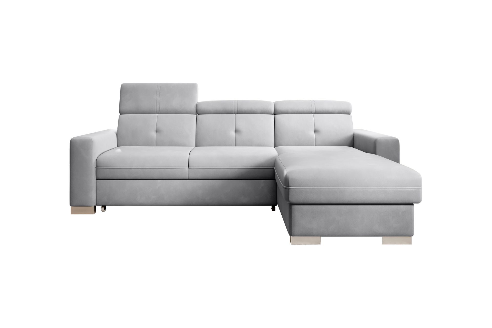 Trent Sovesofa m. Divan med Oppbevaring 3-seter - Grå - Møbler - Sofaer - Sovesofaer