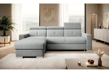 Trent Sovesofa m. Divan med Oppbevaring 3-seter - Grå - Møbler - Sofaer - Sovesofaer