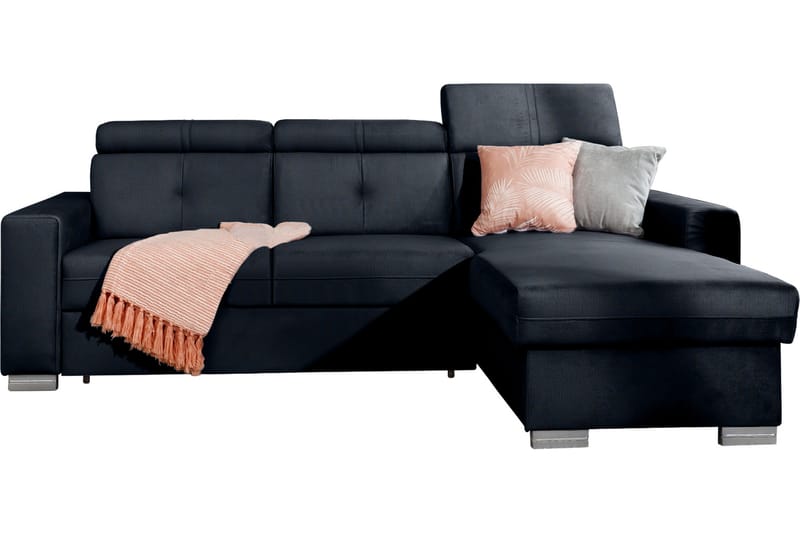 Trent Sovesofa m. Divan med Oppbevaring 3-seter - Grafittgrå - Møbler - Sofaer - Sovesofaer