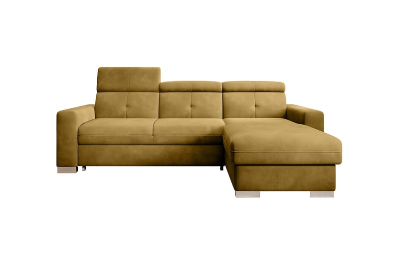 Trent Sovesofa m. Divan med Oppbevaring 3-seter - Gul - Møbler - Sofaer - Sovesofaer