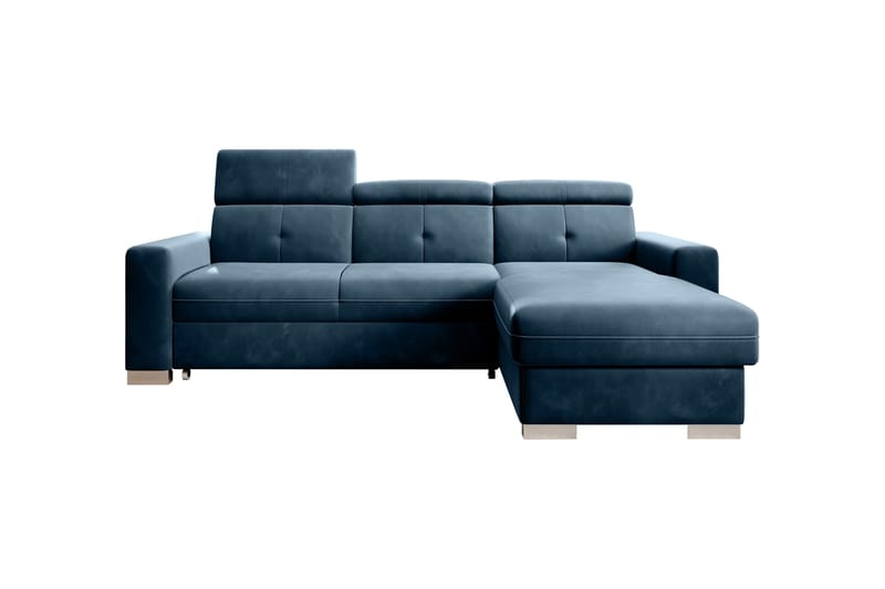 Trent Sovesofa m. Divan med Oppbevaring 3-seter - Mørkeblå - Møbler - Sofaer - Sovesofaer