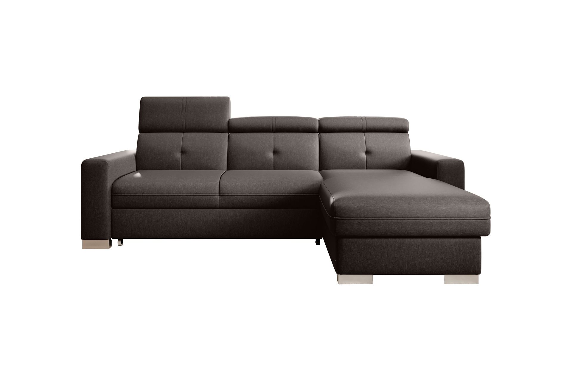 Trent Sovesofa m. Divan med Oppbevaring 3-seter - Mørkebrun - Møbler - Sofaer - Sovesofaer