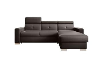 Trent Sovesofa m. Divan med Oppbevaring 3-seter - Mørkebrun - Møbler - Sofaer - Sovesofaer