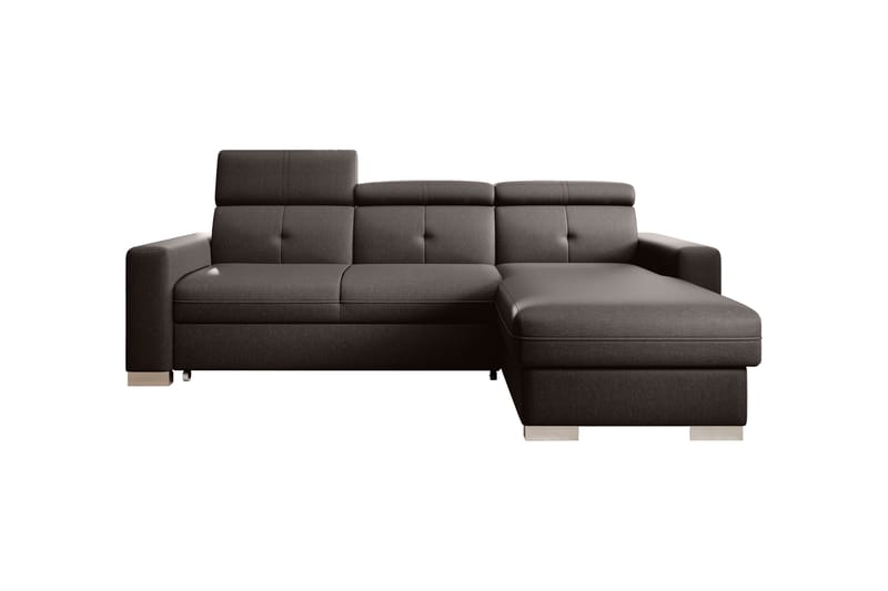 Trent Sovesofa m. Divan med Oppbevaring 3-seter - Mørkebrun - Møbler - Sofaer - Sovesofaer
