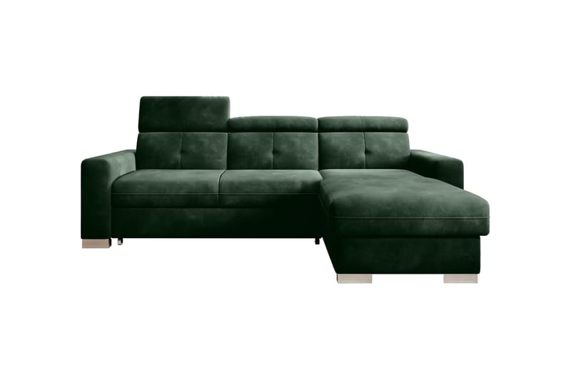 Trent Sovesofa m. Divan med Oppbevaring 3-seter - Mørkegrønn - Møbler - Sofaer - Sovesofaer