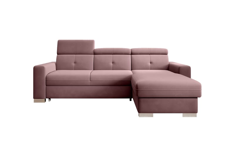 Trent Sovesofa m. Divan med Oppbevaring 3-seter - Rosa - Møbler - Sofaer - Sovesofaer