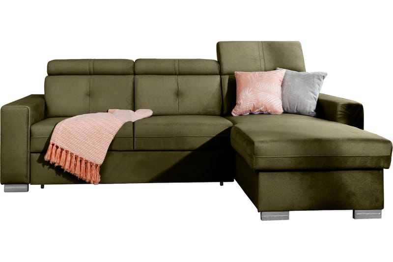 Trent Sovesofa m. Divan med Oppbevaring 3-seter - Rosa - Møbler - Sofaer - Sovesofaer