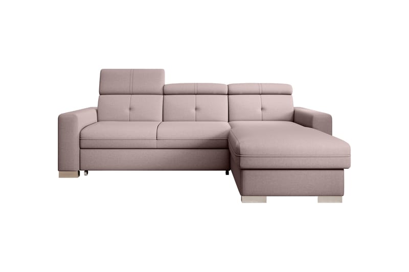 Trent Sovesofa m. Divan med Oppbevaring 3-seter - Rosa - Sovesofaer - Sovesofa divan