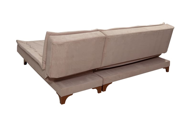Turso Sovesofa med Divan Høyre - Brun - Møbler - Sofaer - Sovesofaer