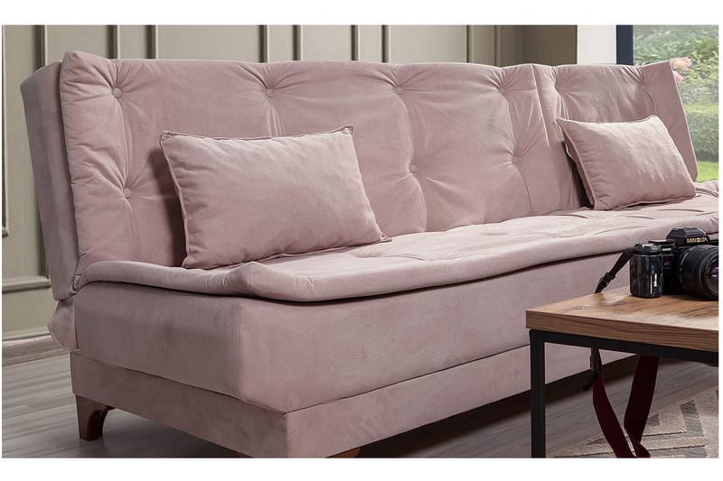 Turso Sovesofa med Divan Høyre - Brun - Møbler - Sofaer - Sovesofaer