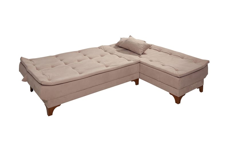 Turso Sovesofa med Divan Høyre - Brun - Møbler - Sofaer - Sovesofaer