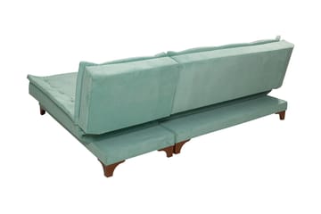 Turso Sovesofa med Divan Høyre - Grønn - Møbler - Sofaer - Sovesofaer