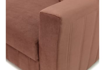 Upperud 2-seters Sovesofa - Fløyel/Svart - Møbler - Sofaer - Sovesofaer