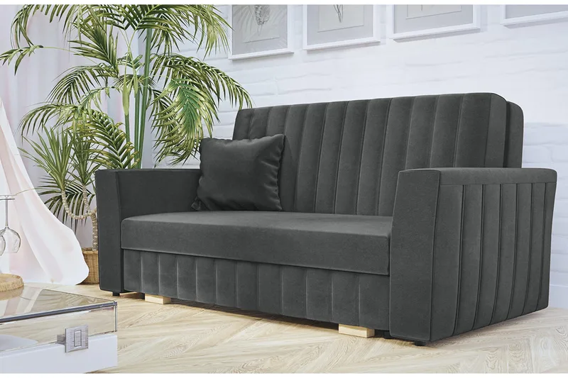 Upperud Sofa - Grå - Møbler - Sofaer - Sovesofaer