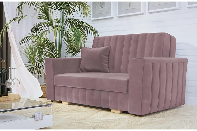 Upperud Sofa - Rosa - Møbler - Sofaer - Sovesofaer